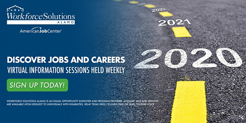 Discover Jobs Careers Workforce Solutions Alamo Information Session Discover Jobs & Careers: WSA Info Session