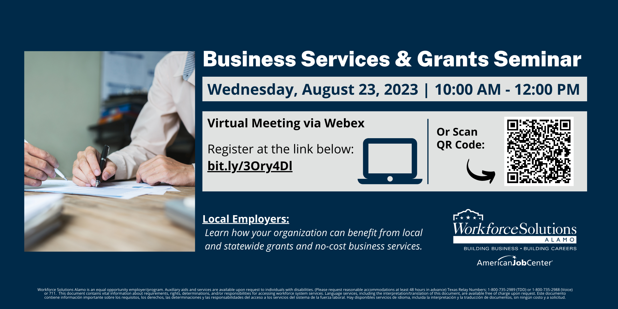 Business Services & Grants Seminar