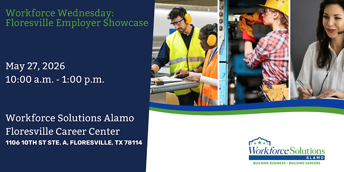 Workforce Solutions Alamo Floresville Career Center Job Fair