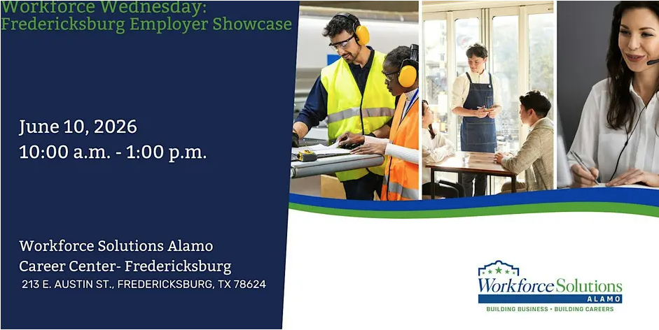 Workforce Solutions Alamo Fredericksburg Career Center Job Fair
