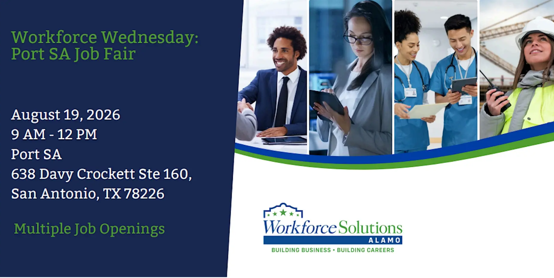 Workforce Wednesday Port San Antonio Job Fair